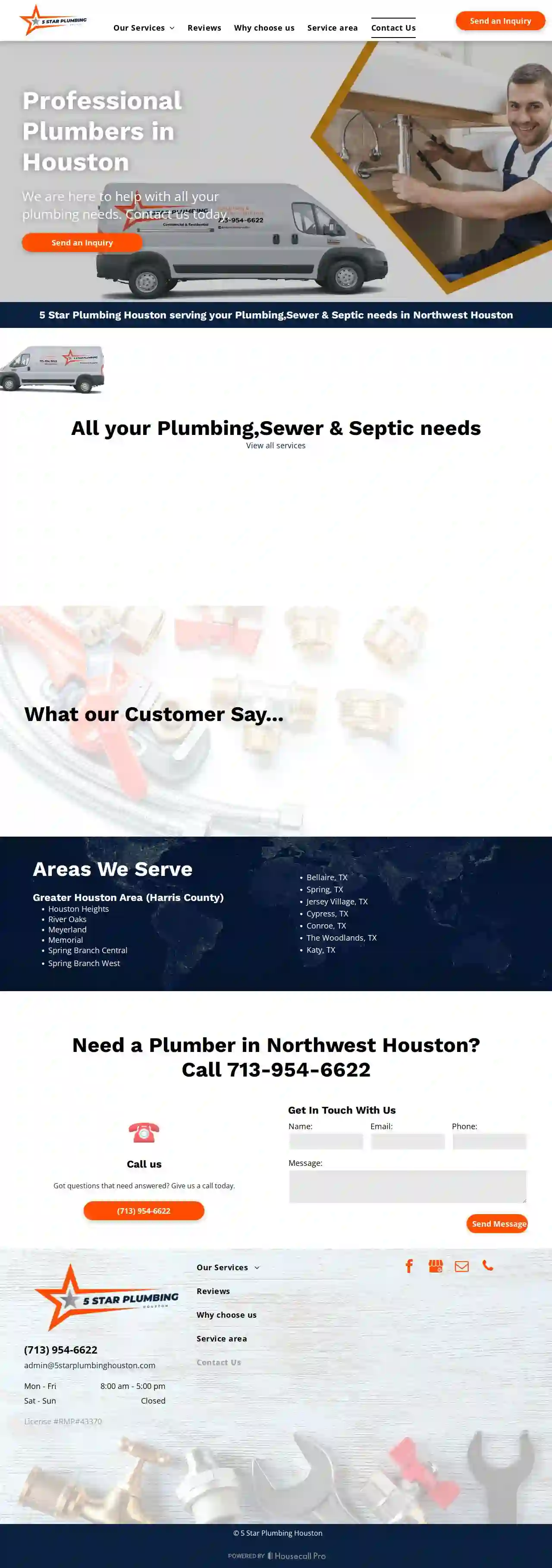 5 Star Plumbing Houston