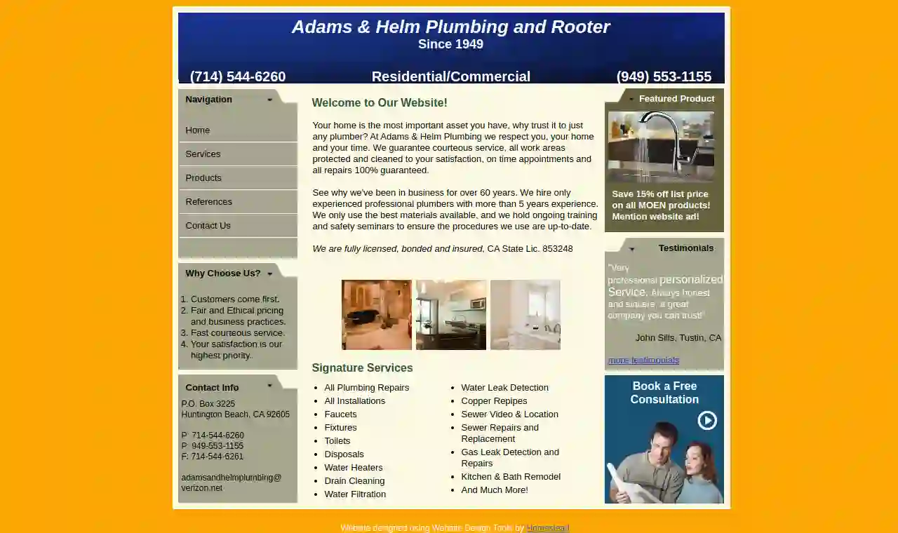 Adams & Helm Plumbing