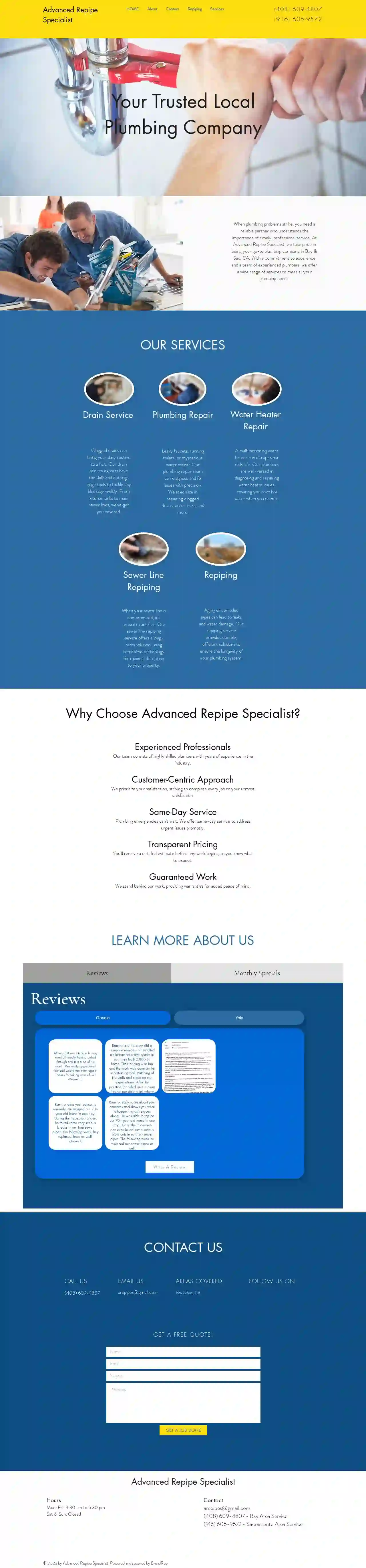 Advanced Repipe Specialist