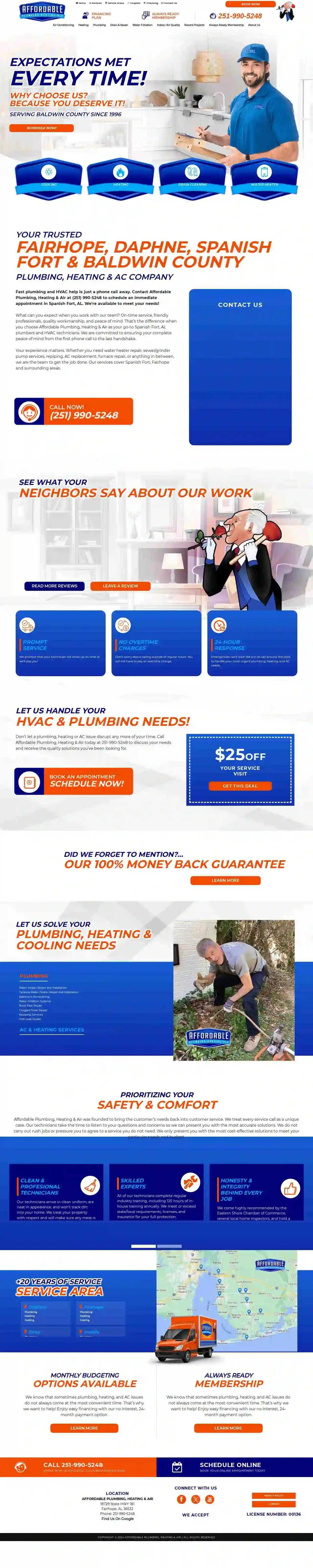 Affordable Plumbing, Heating & Air