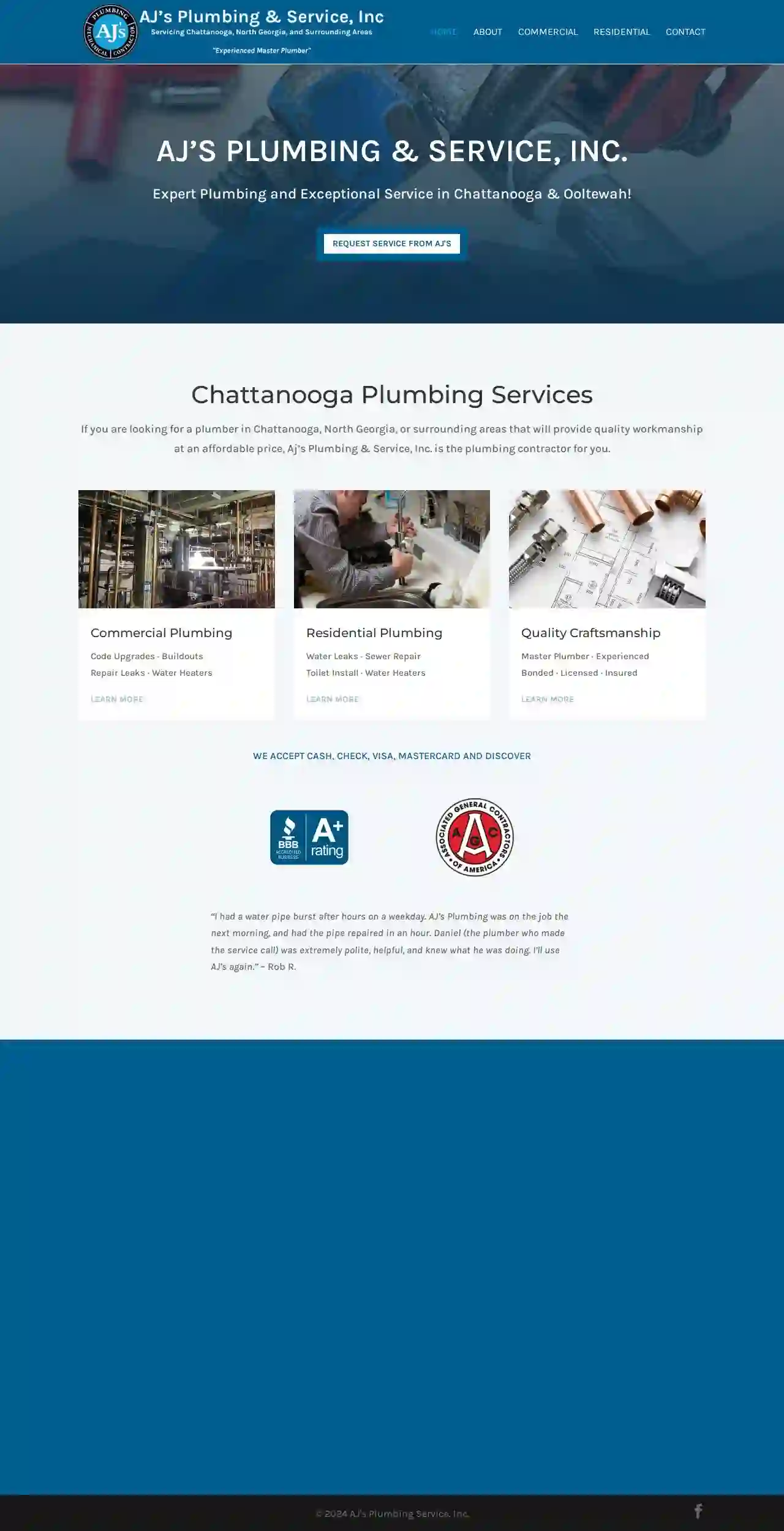 A J's Plumbing & Services Inc