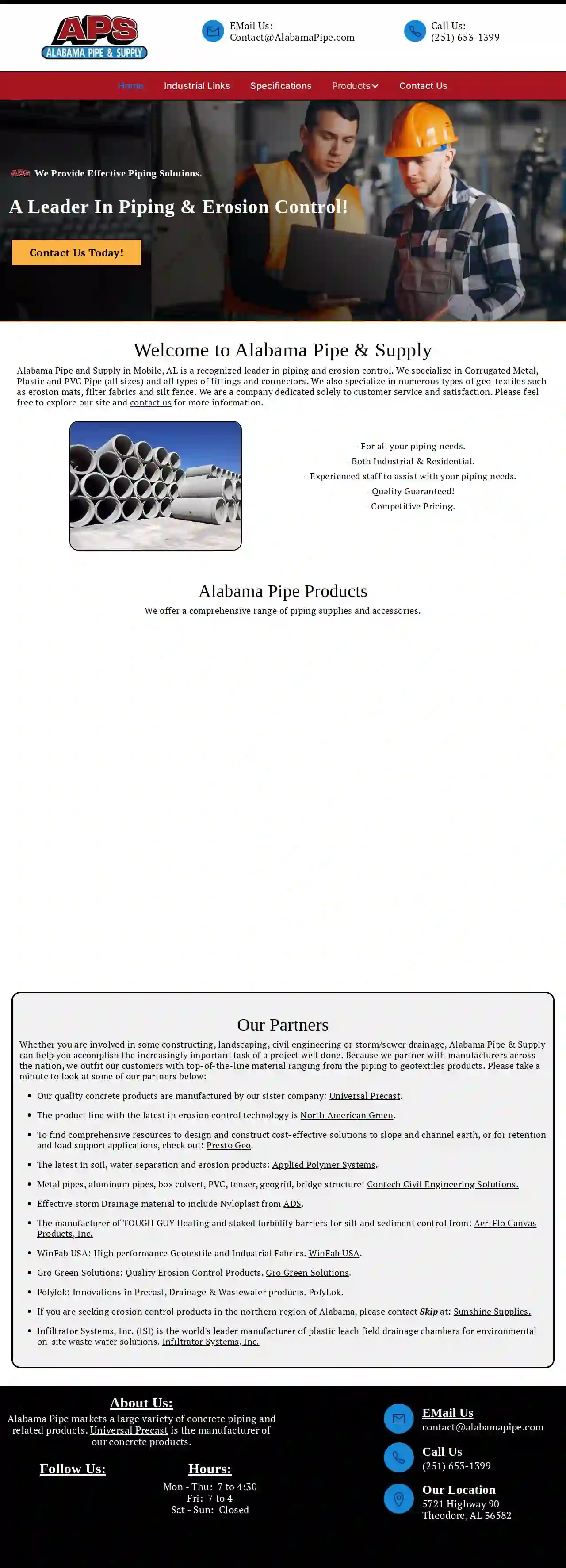 Alabama Pipe & Supply Inc