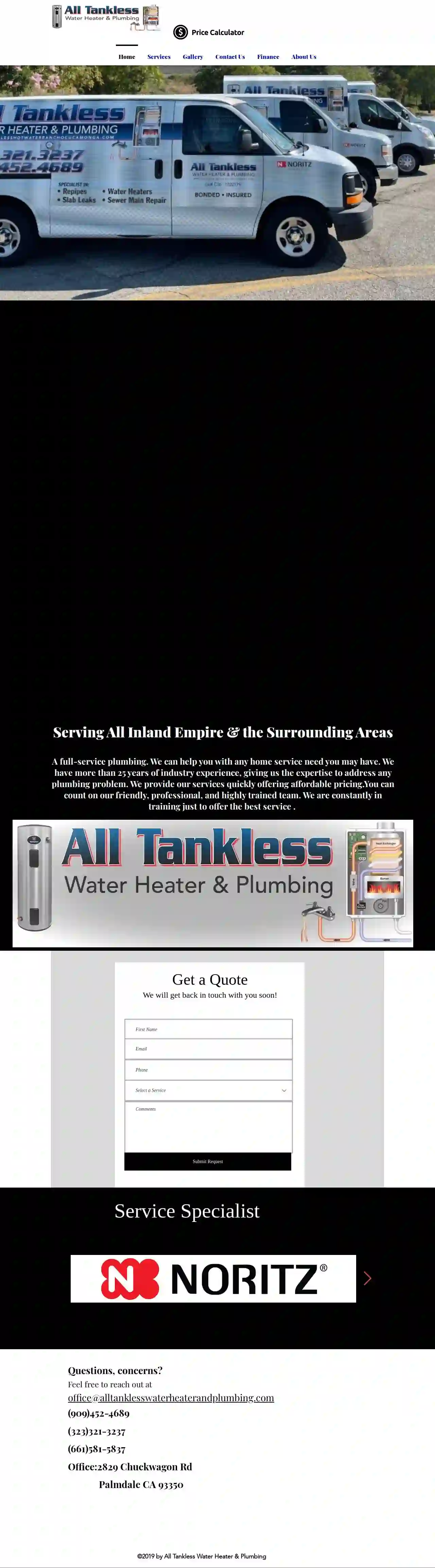 All Tankless Water Heater and Plumning