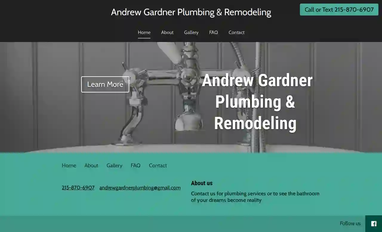 Andrew Gardner - Licensed Plumber