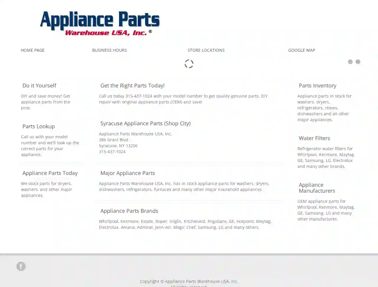 Appliance Parts Warehouse USA, Inc.