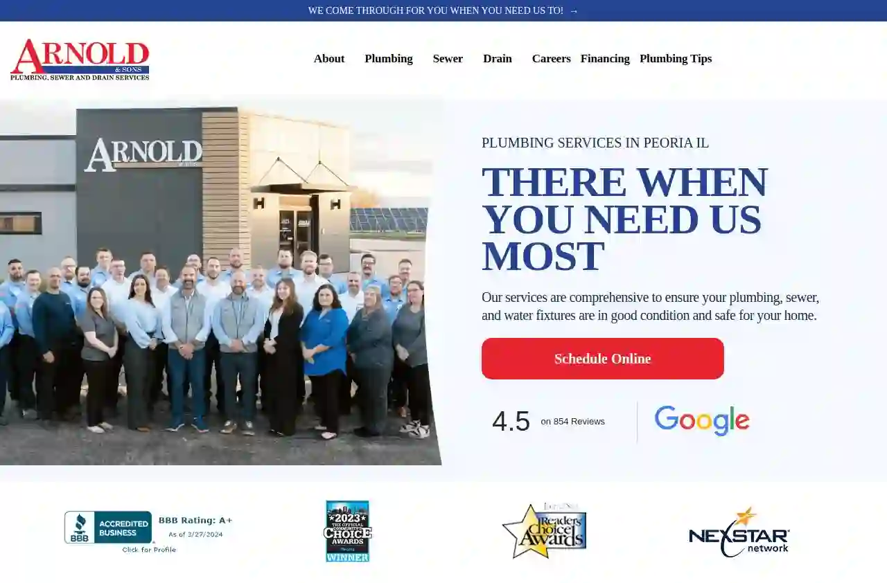 Arnold & Sons Plumbing, Sewer & Drain