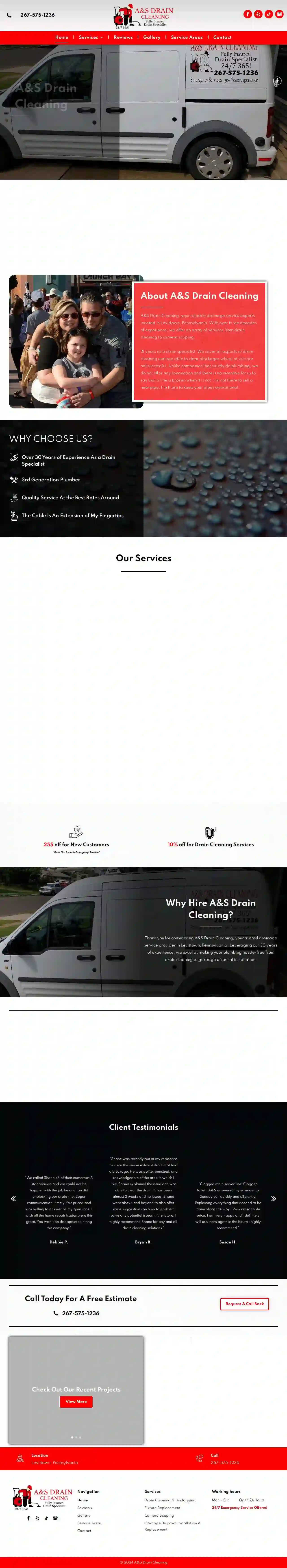 A&S Drain Cleaning