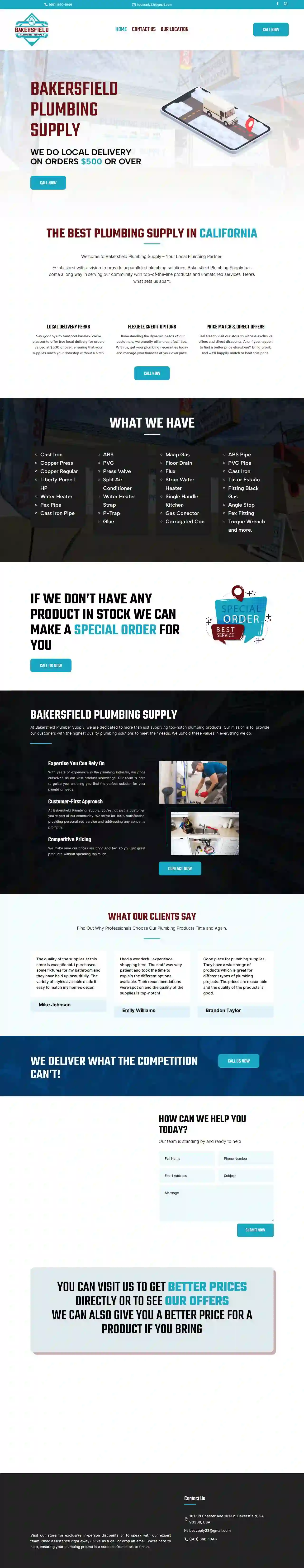 Bakersfield Plumbing Supply