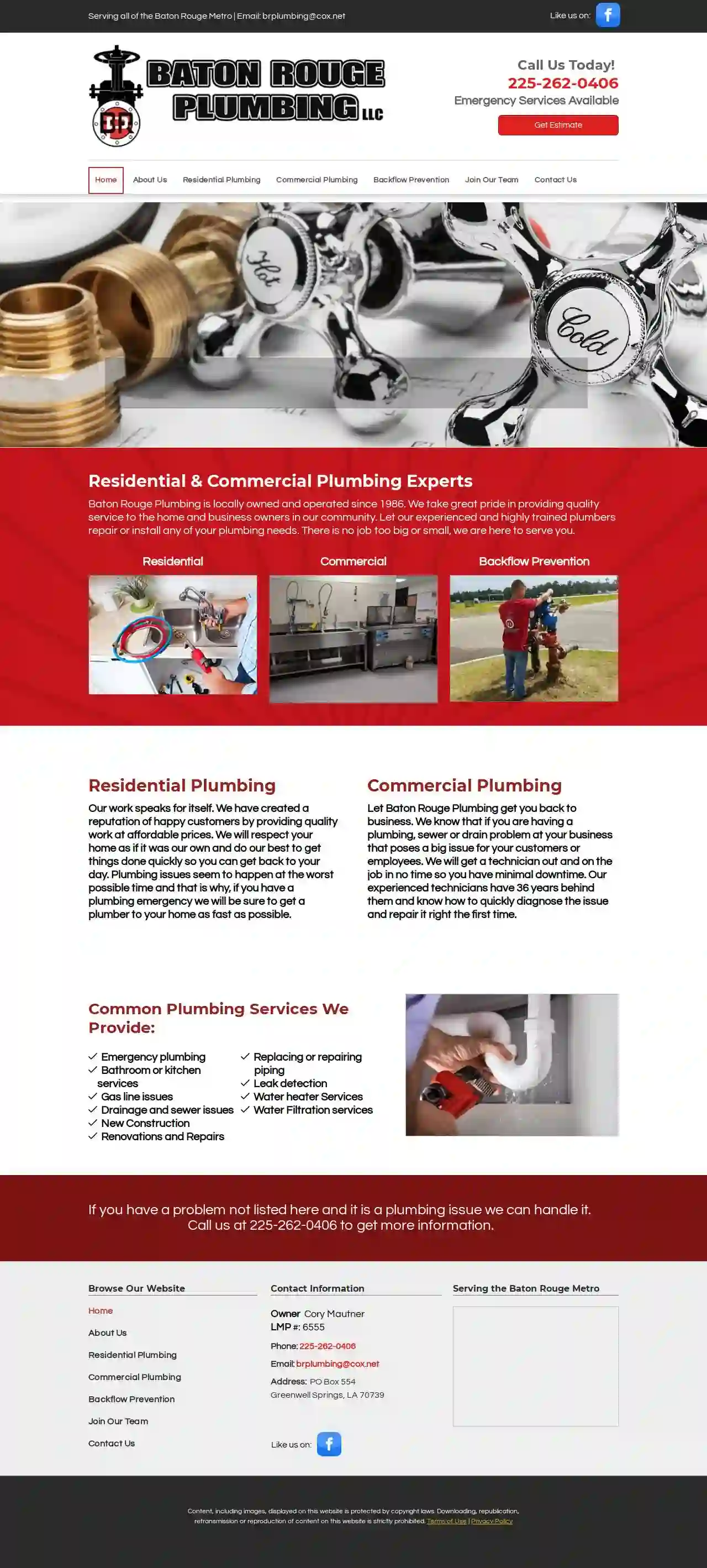 BATON ROUGE PLUMBING LLC