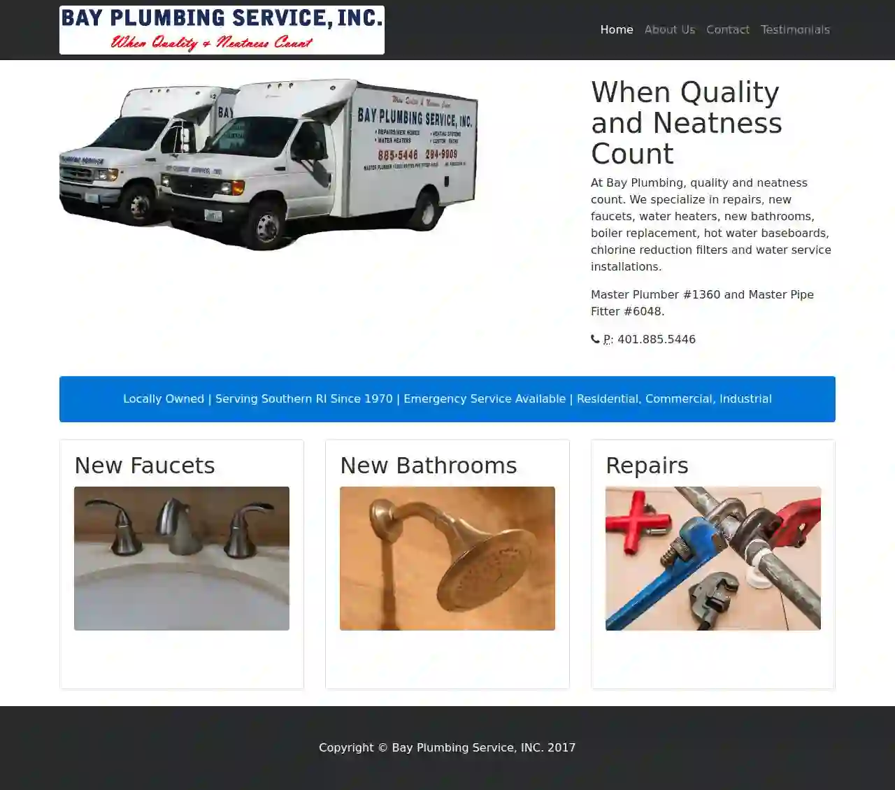 Bay Plumbing Service Inc