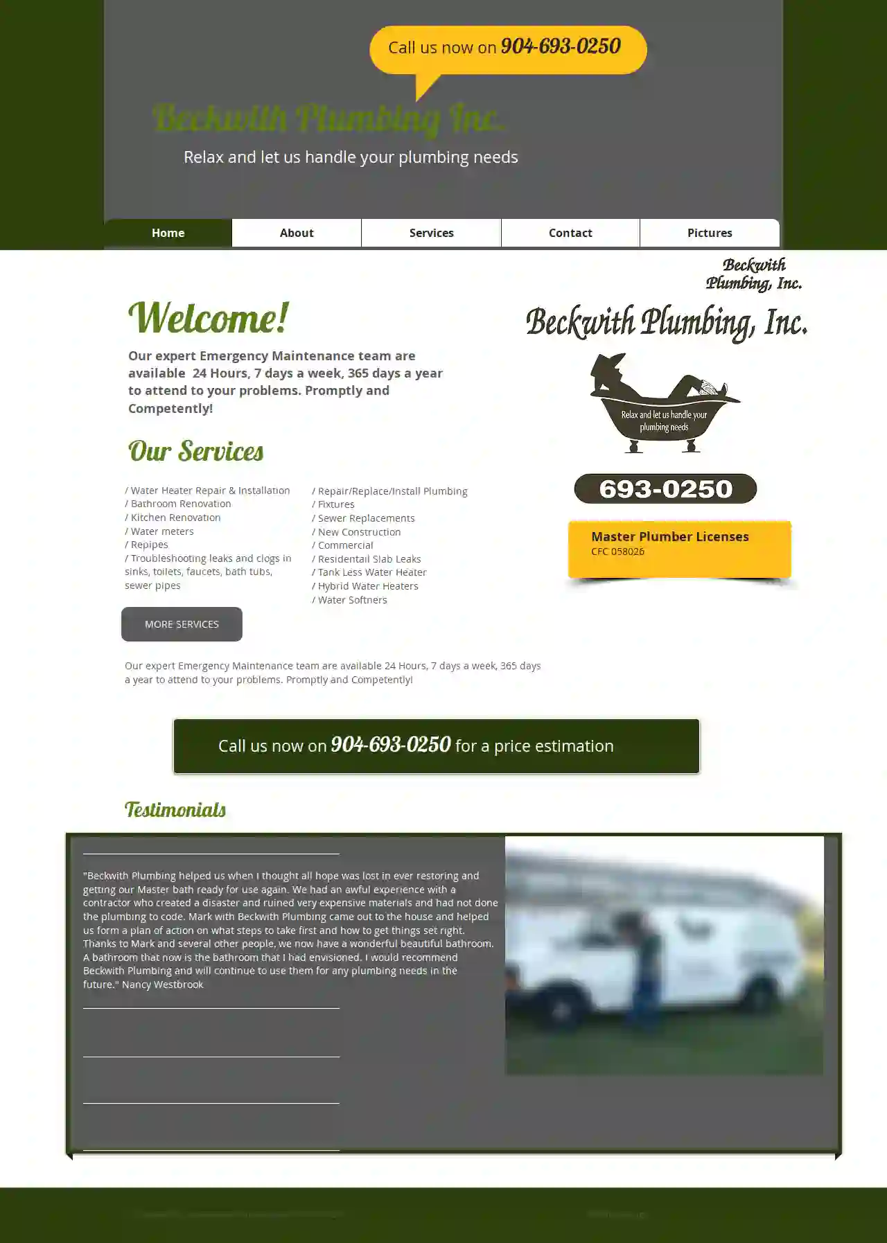 Beckwith Plumbing Inc