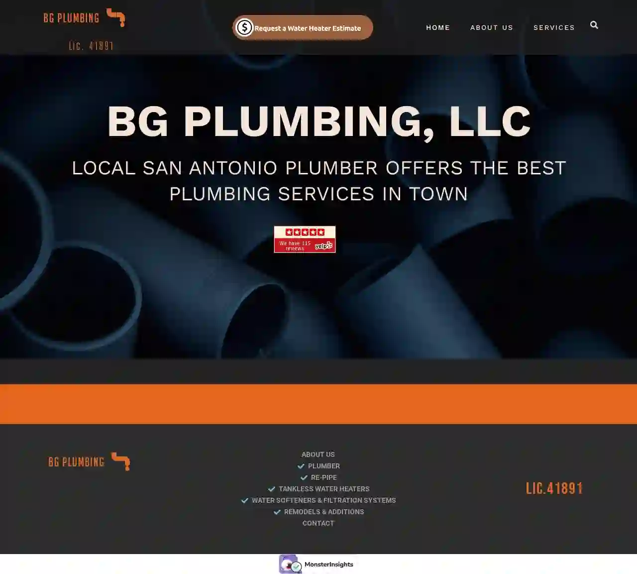 BG Plumbing, LLC - Your Local San Antonio Plumber