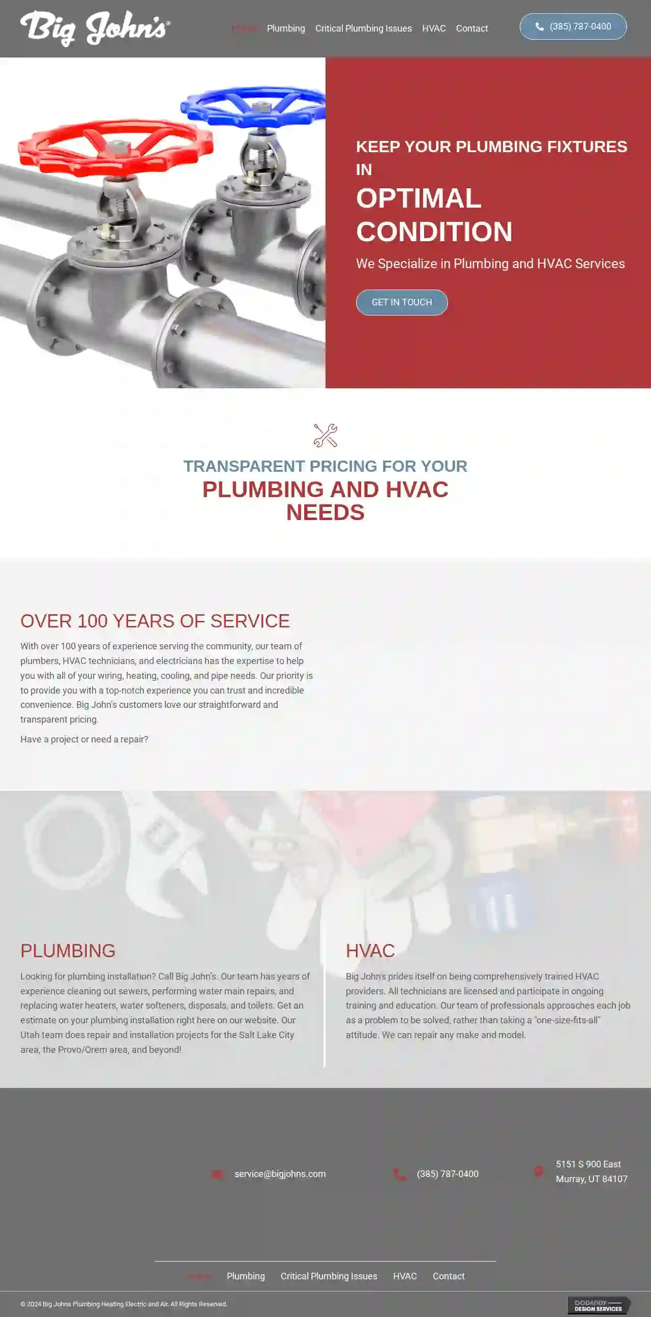 Big Johns Plumbing, HVAC, Electrical