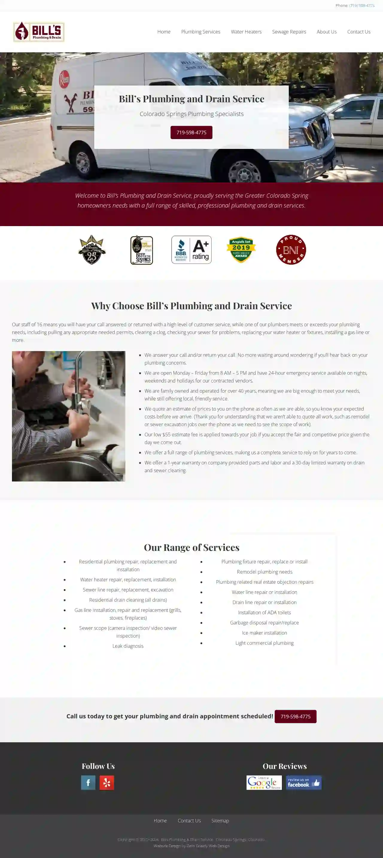 Bill's Plumbing & Drain Service