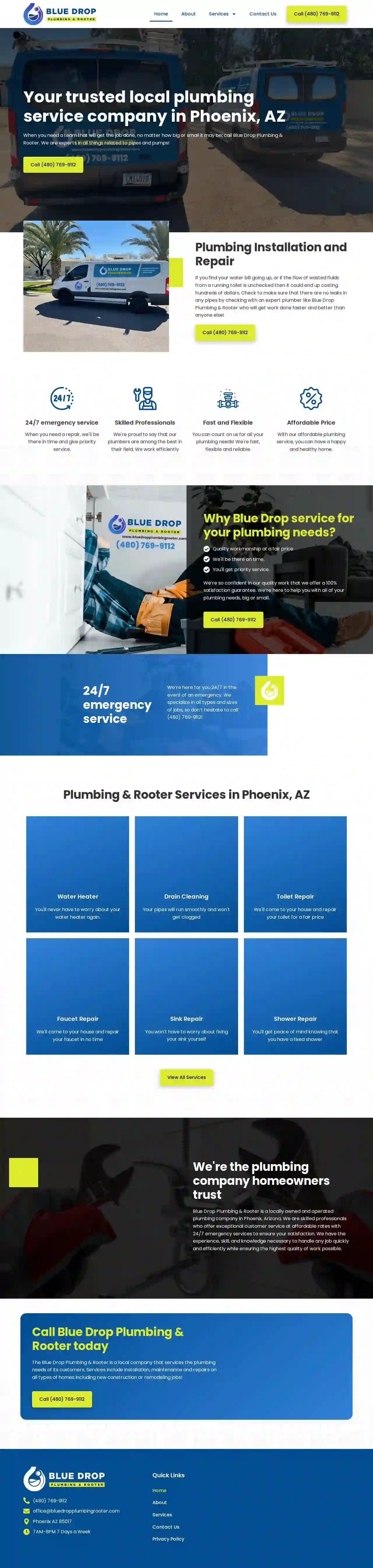 Blue Drop Plumbing & Rooter