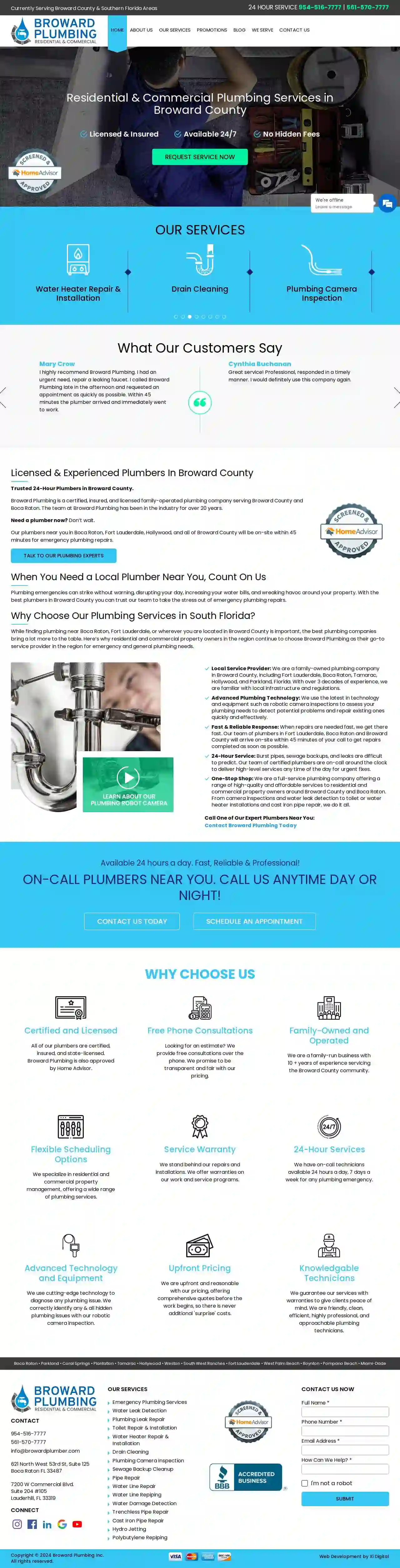 Broward Plumbing Inc. - Plumber Fort Lauderdale