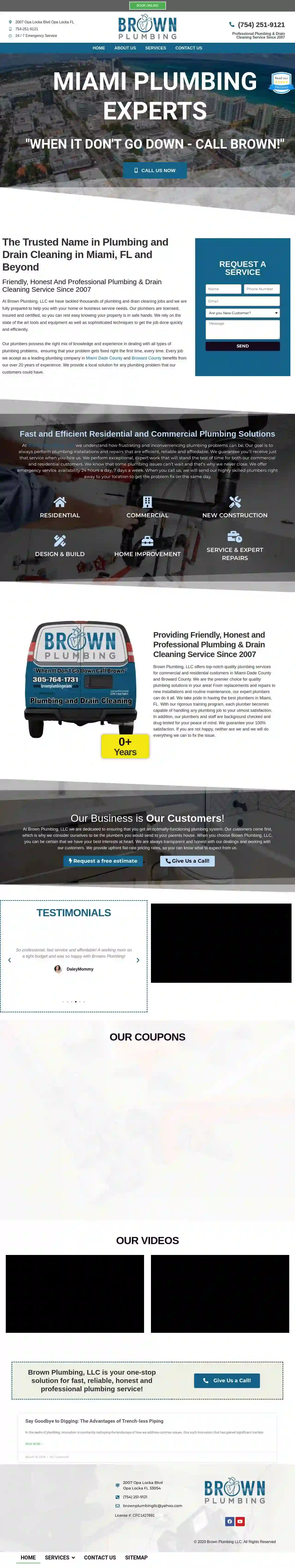 Brown Plumbing, LLC