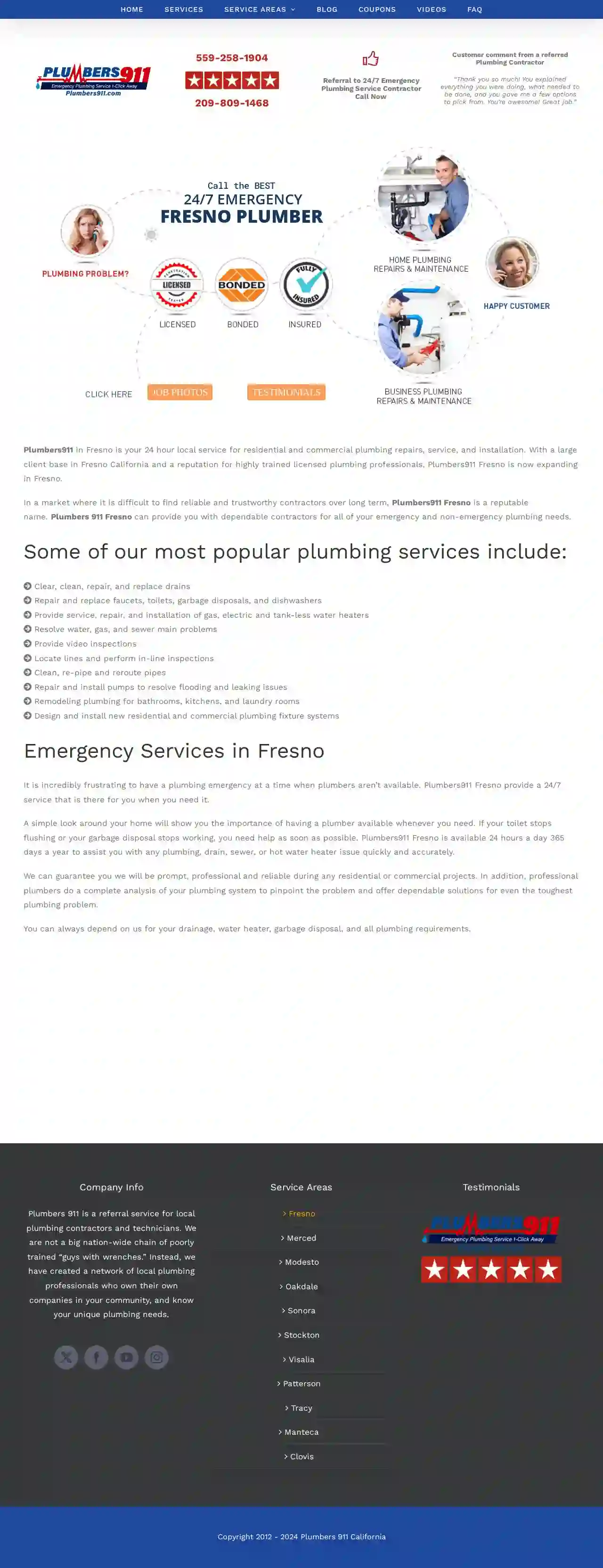 Plumbers 911 Fresno