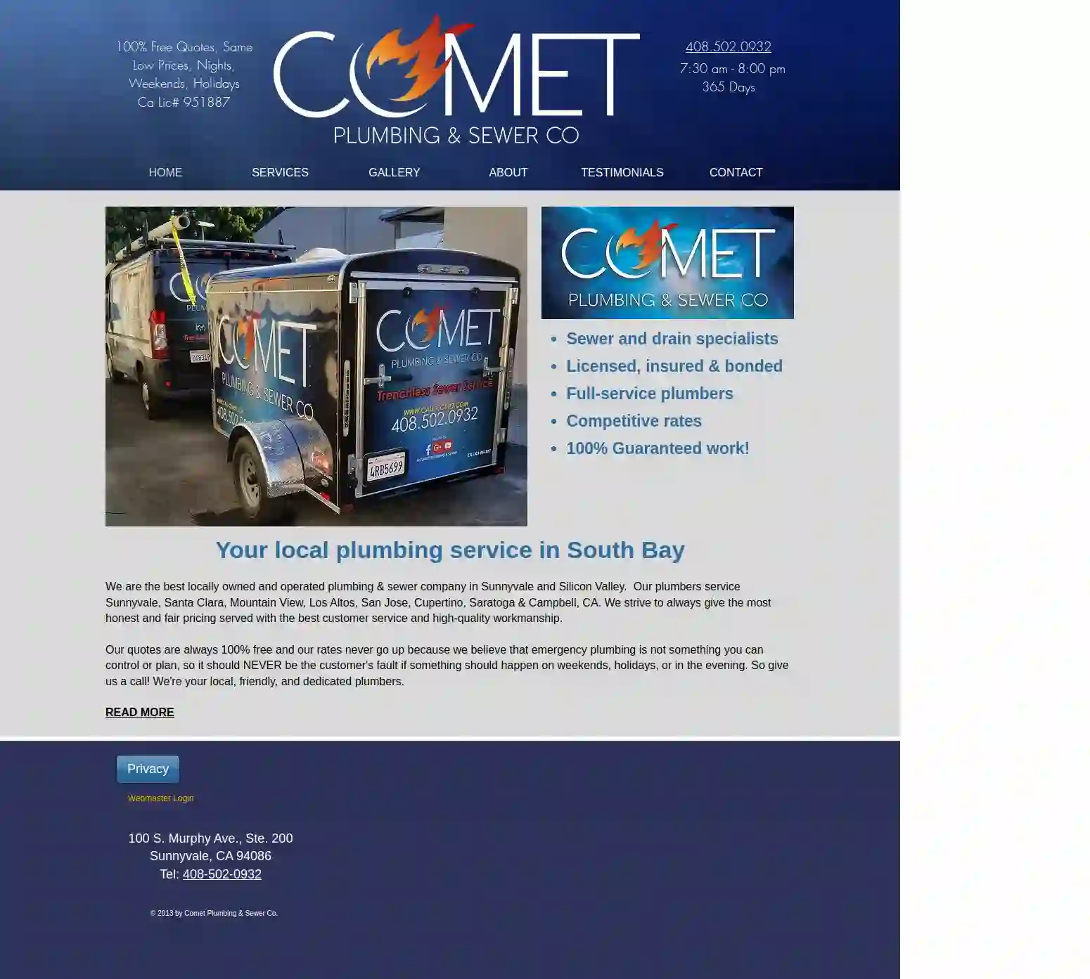 Comet Plumbing & Sewer Co.