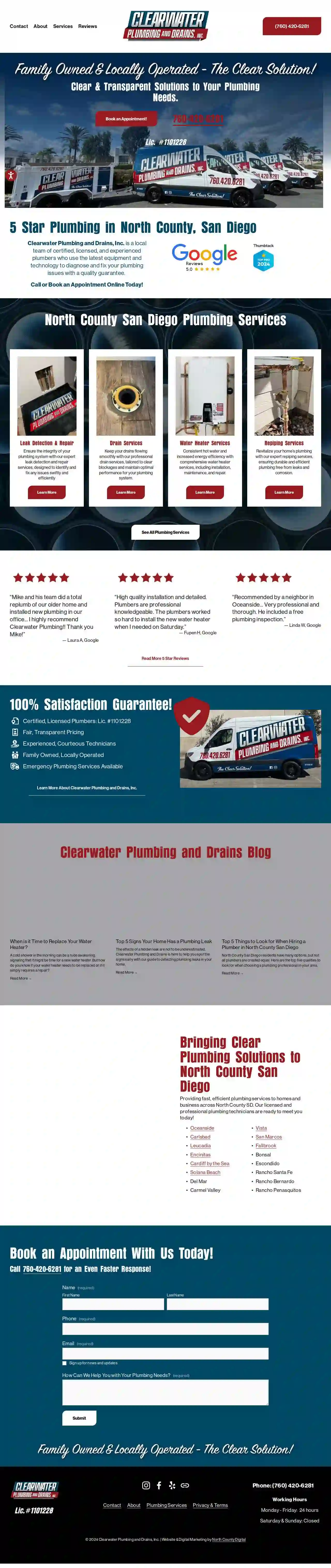 Clearwater Plumbing and Drains