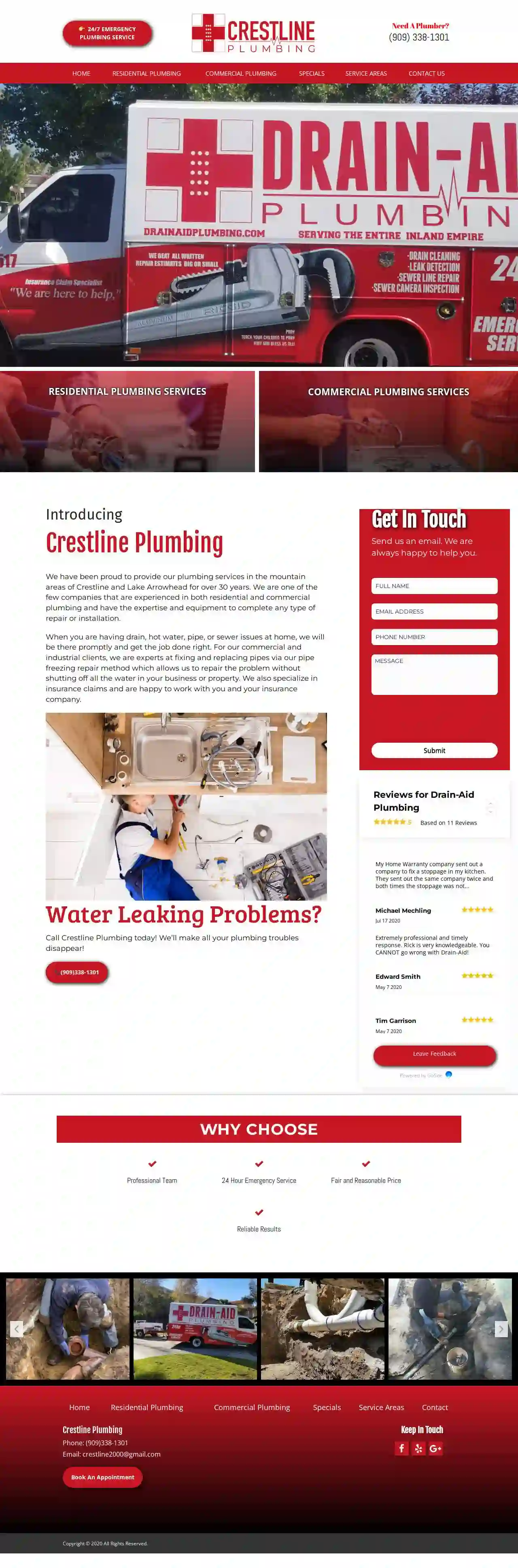 Crestline Plumbing/Drain Cleaning