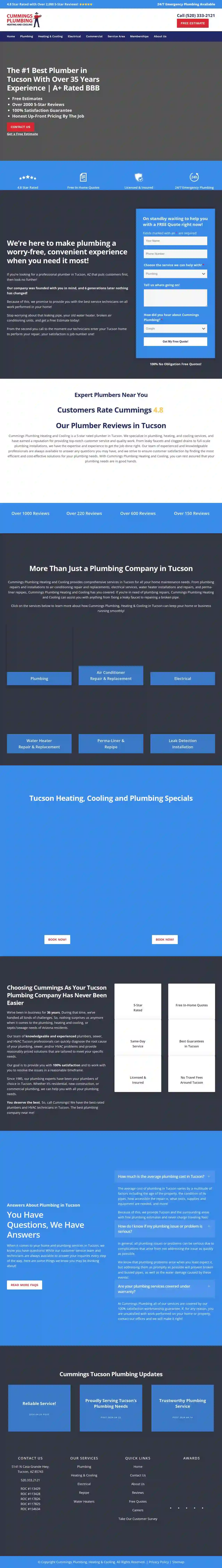 Cummings Plumbing Heating and Cooling