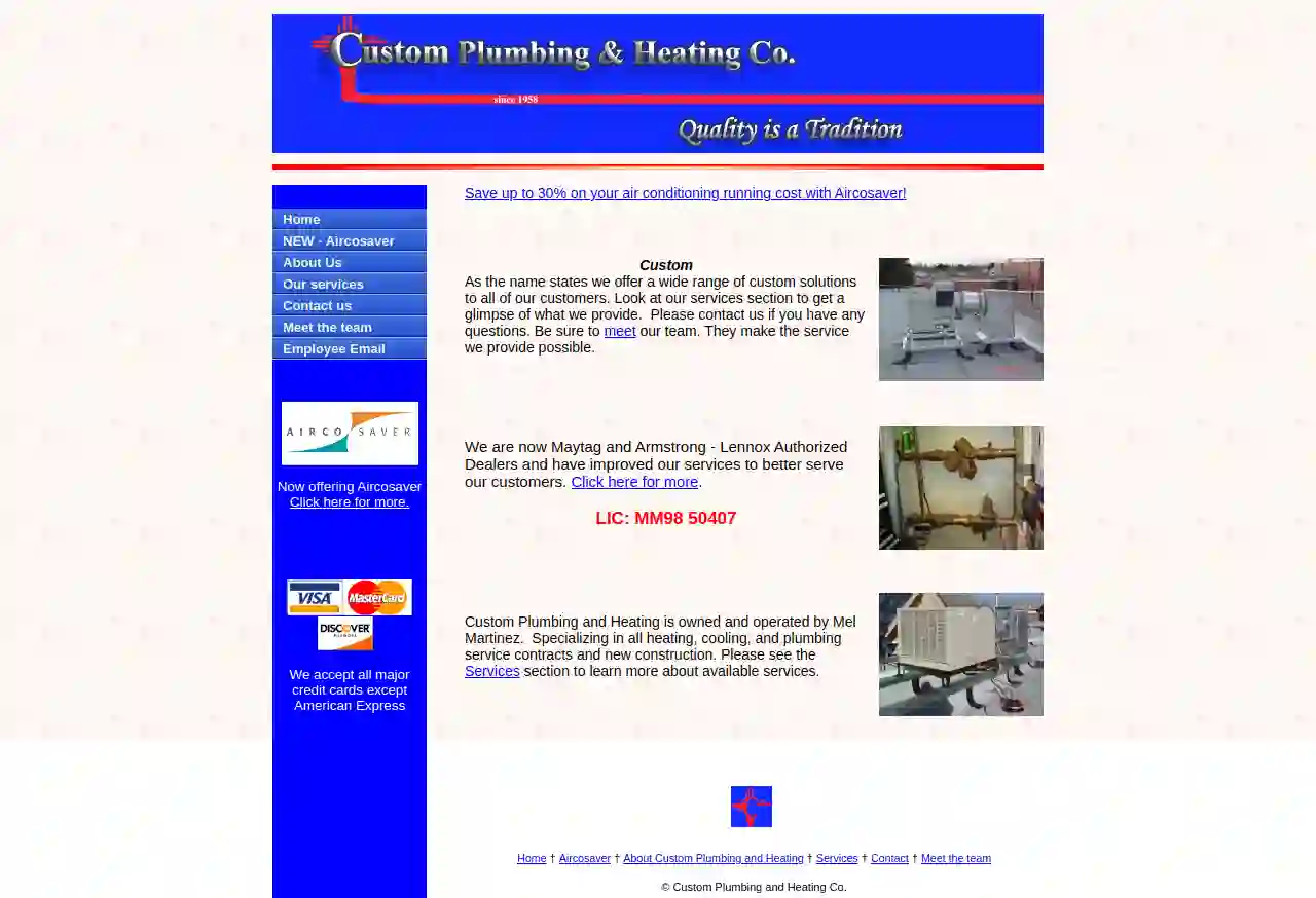 Custom Plumbing & Heating