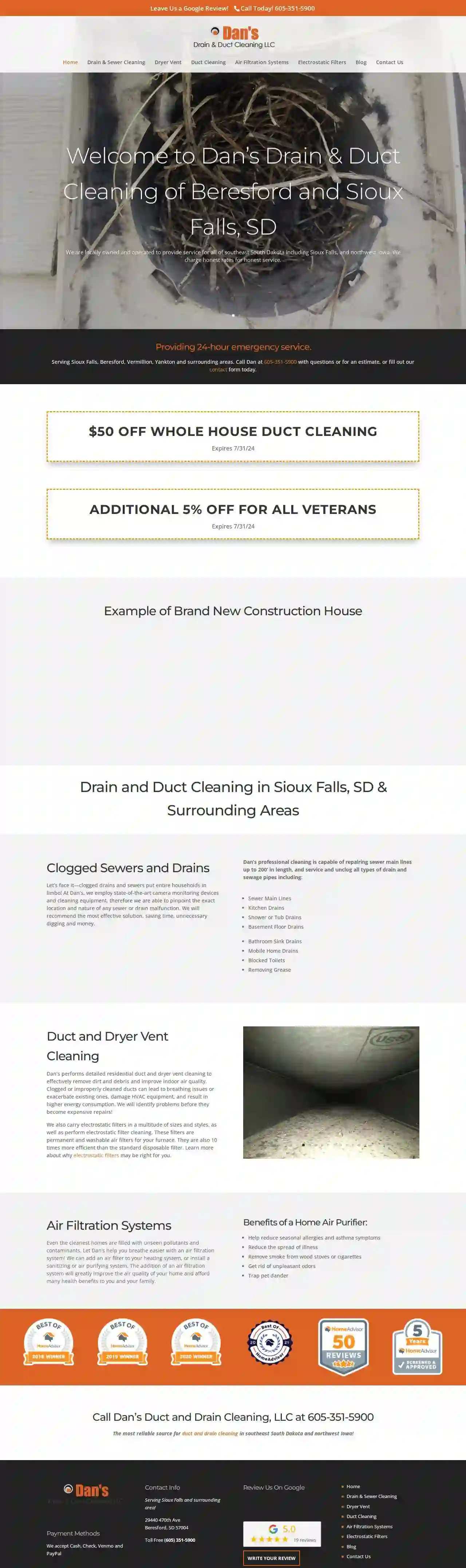 Dan's Drain and Duct Cleaning