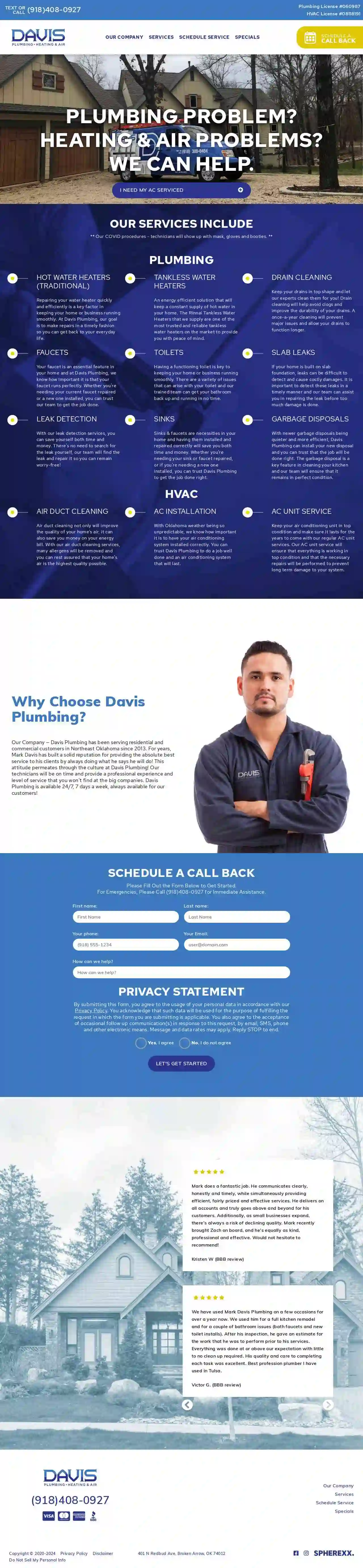 Davis Plumbing Services LLC