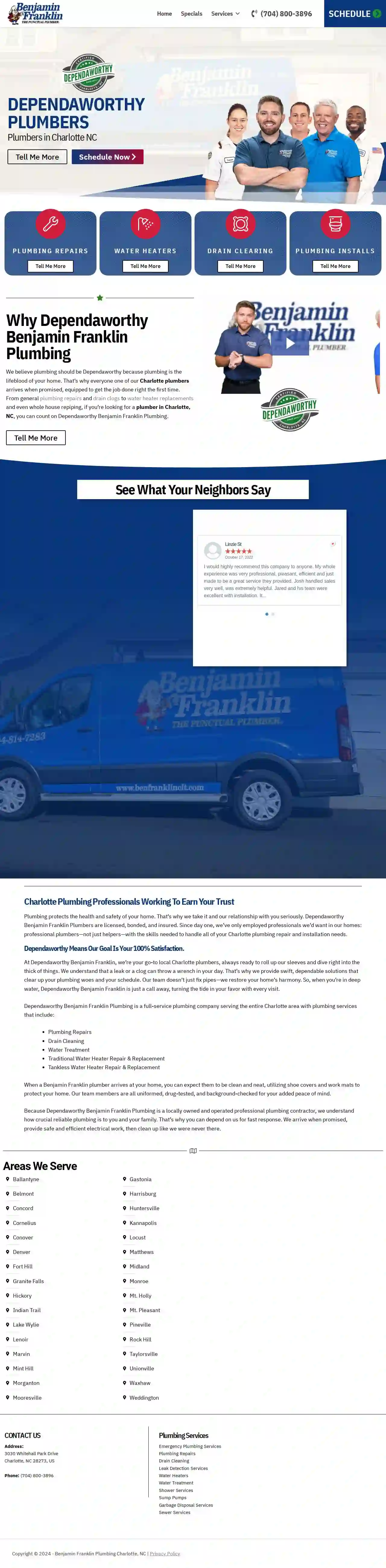 Benjamin Franklin Plumbing of Charlotte