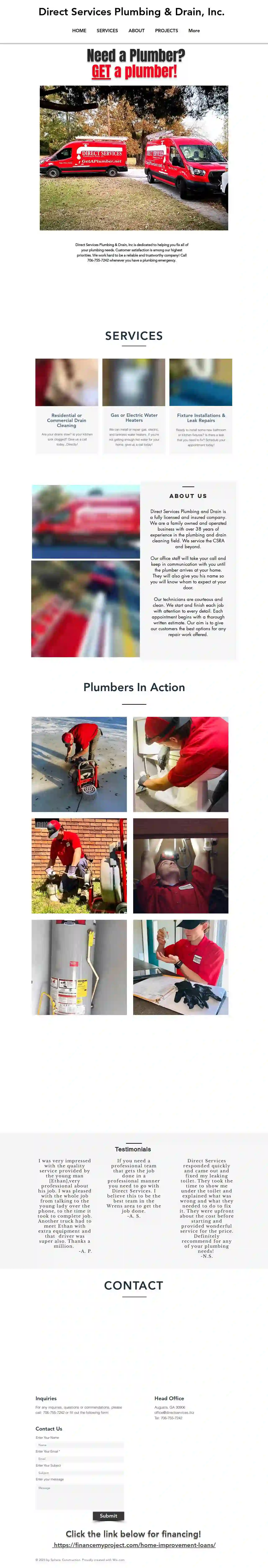 Direct Services Plumbing and Drain, Inc.