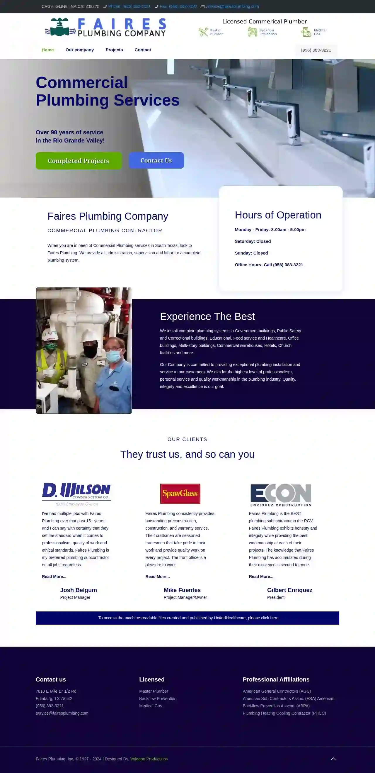 Faires Plumbing Co Inc