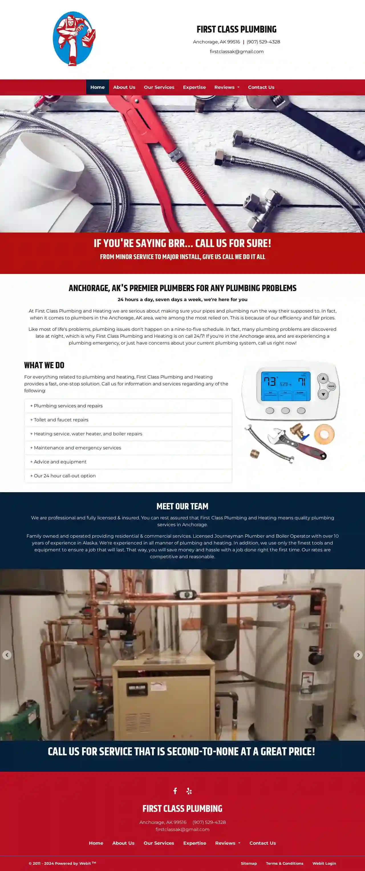 First Class Plumbing and Heating LLC