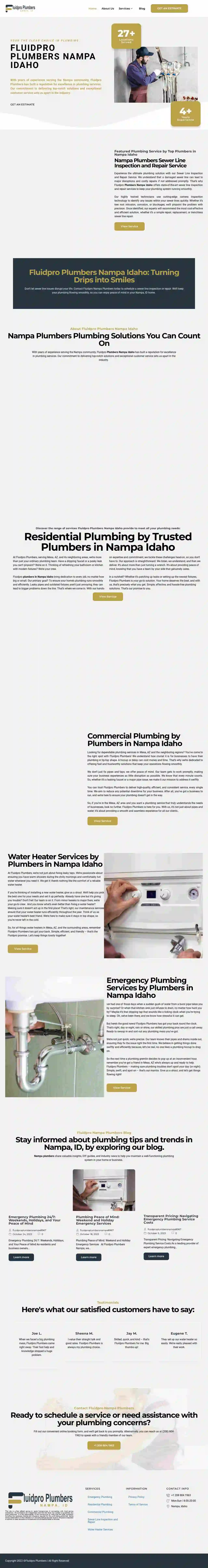 Fluidpro Plumbers Nampa