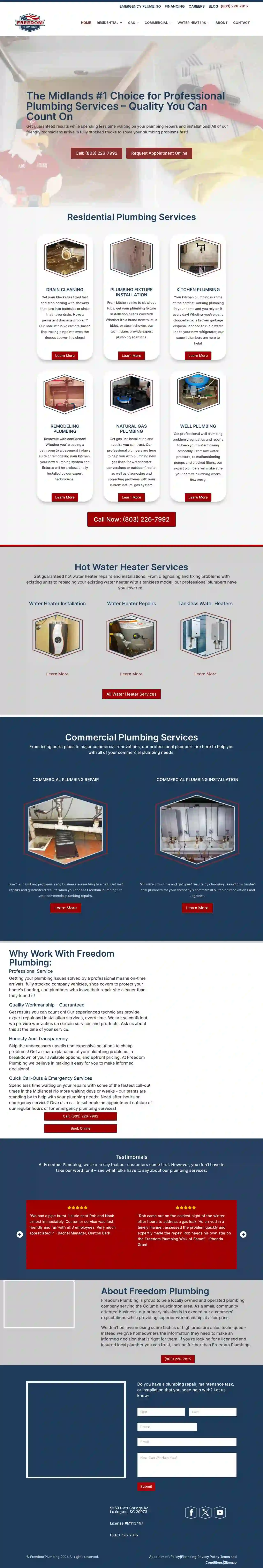 Freedom Plumbing, Inc.