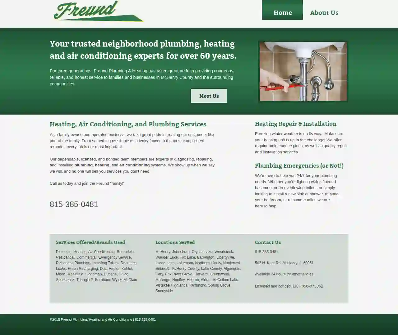 Freund Plumbing & Heating & Air Conditioning