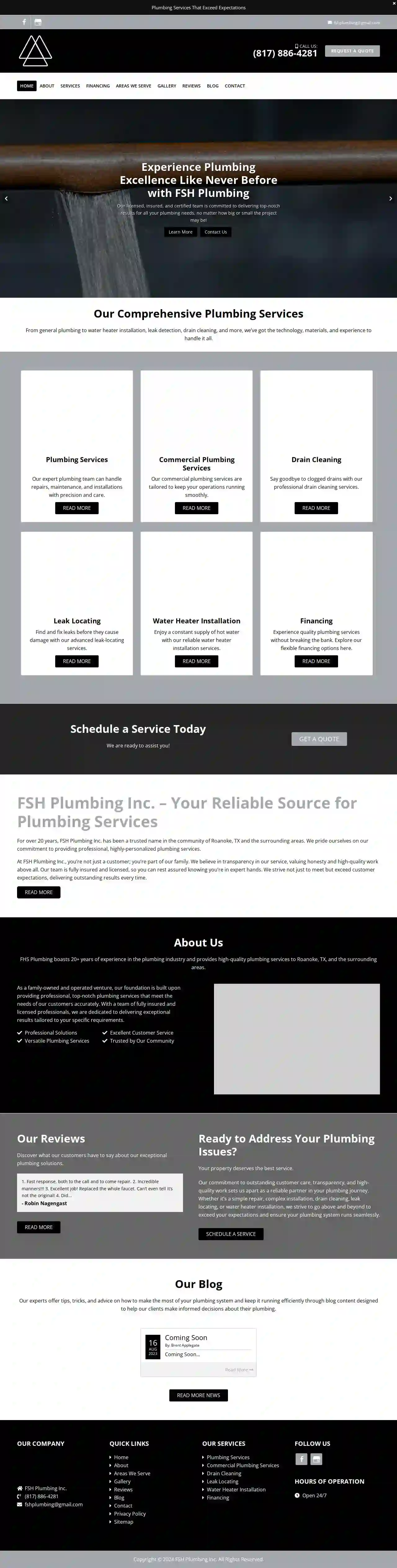 FSH Plumbing Inc.