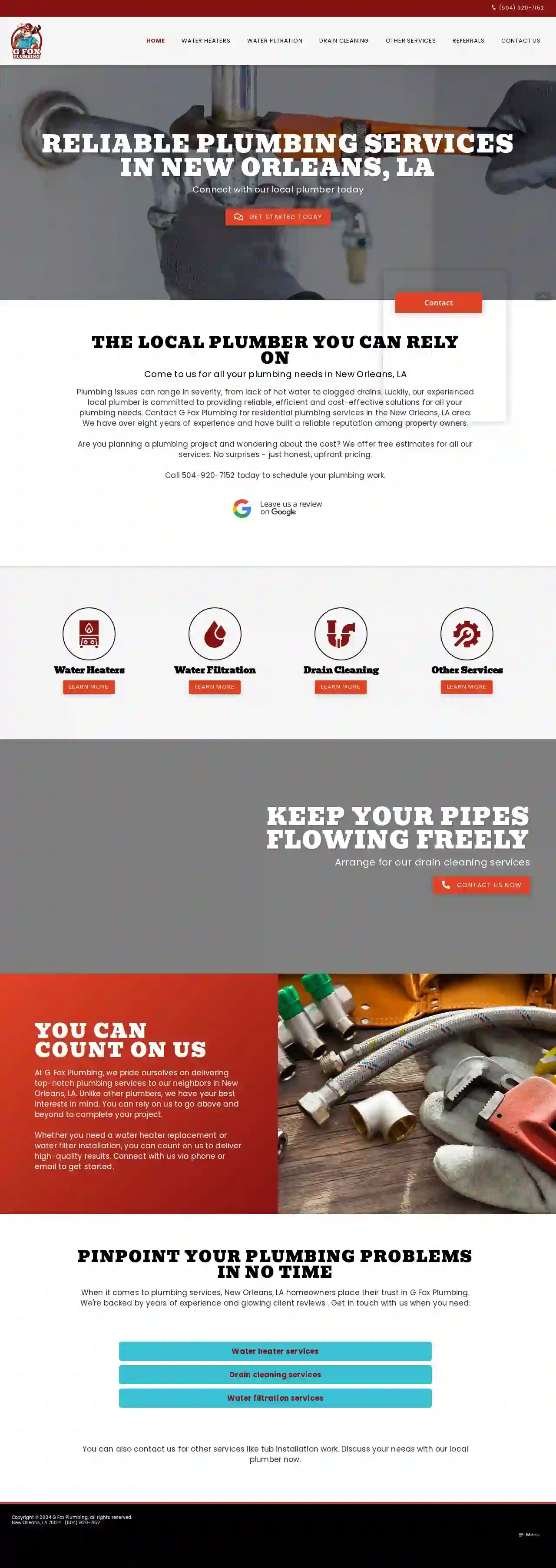 G Fox Plumbing