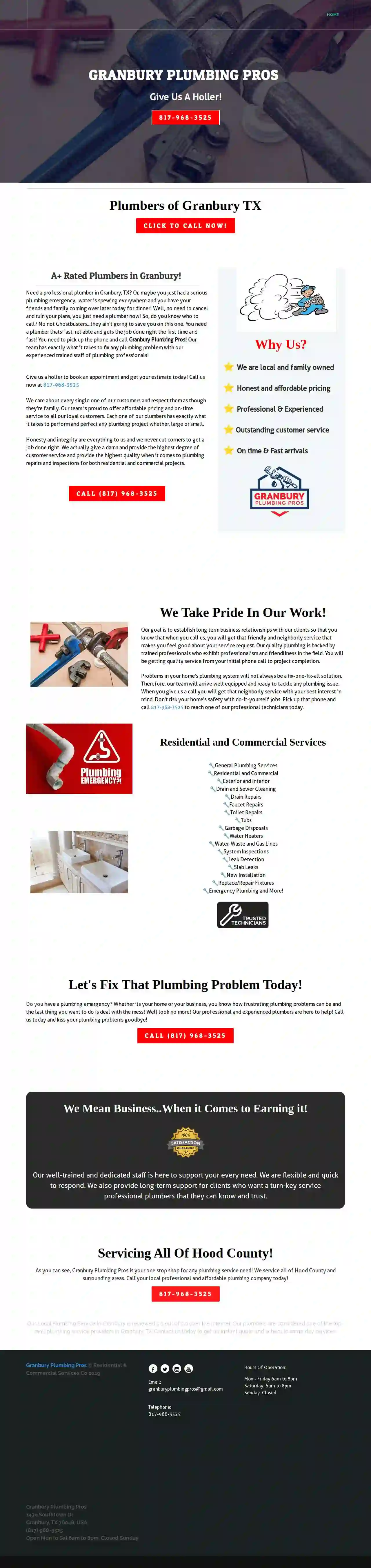 Granbury Plumbing Pros