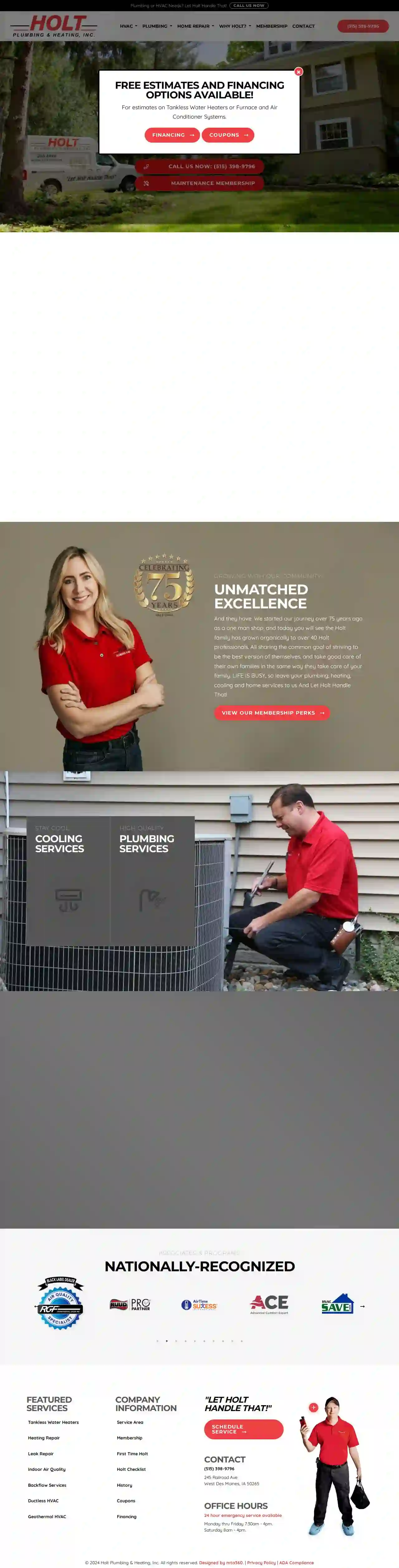 Holt Plumbing & Heating, Inc.