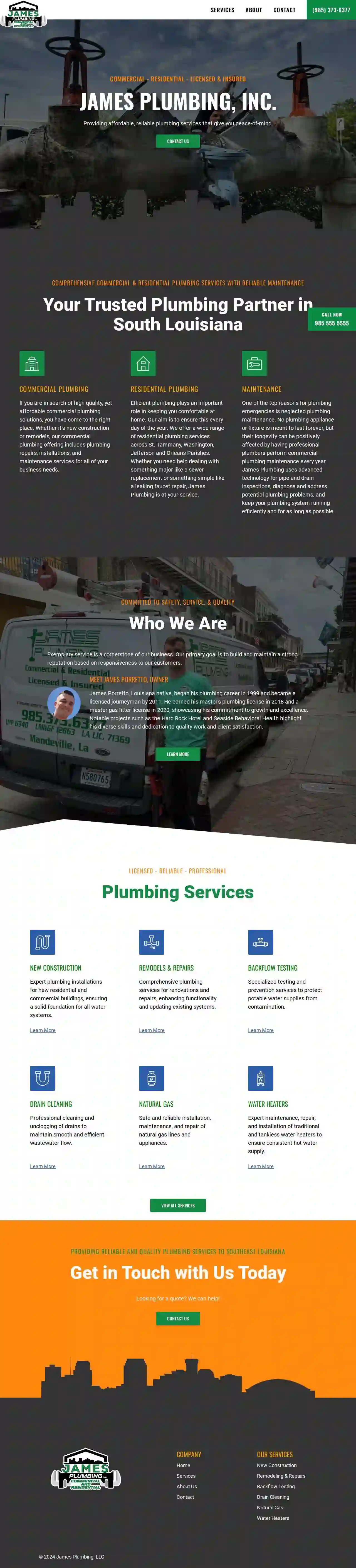 James Plumbing, Inc.