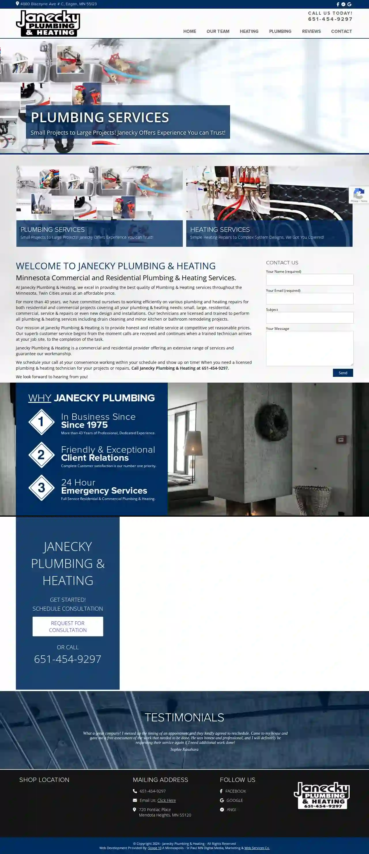 Janecky Plumbing Services