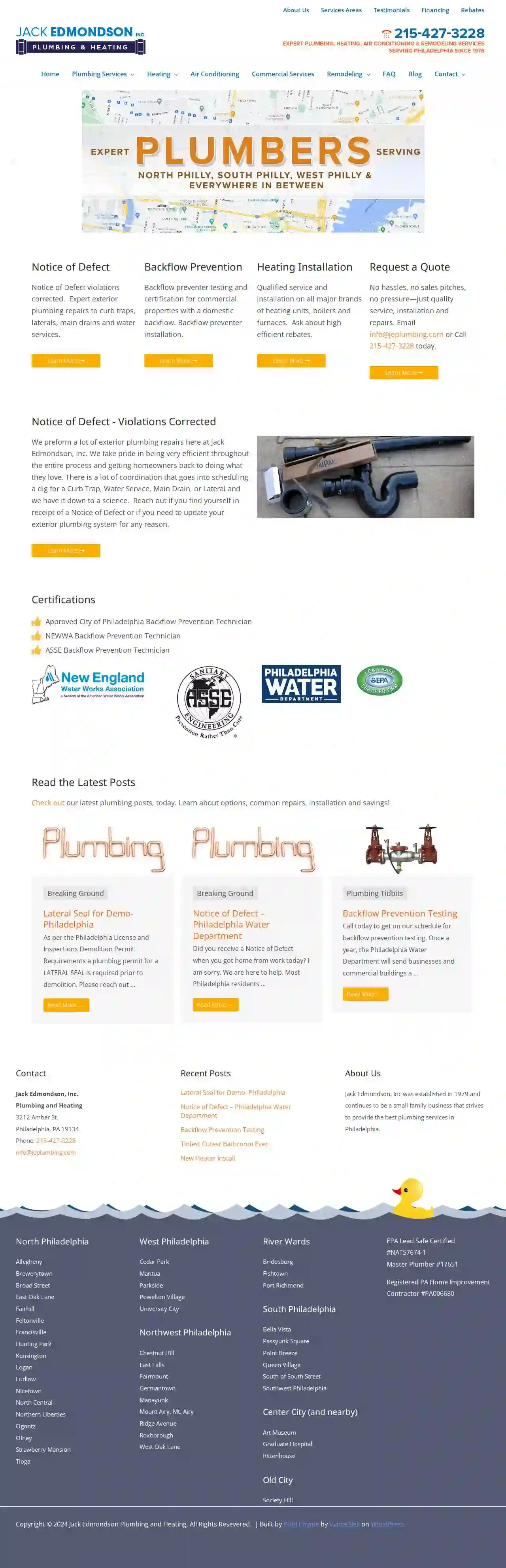 Jack Edmondson Plumbing & Heating