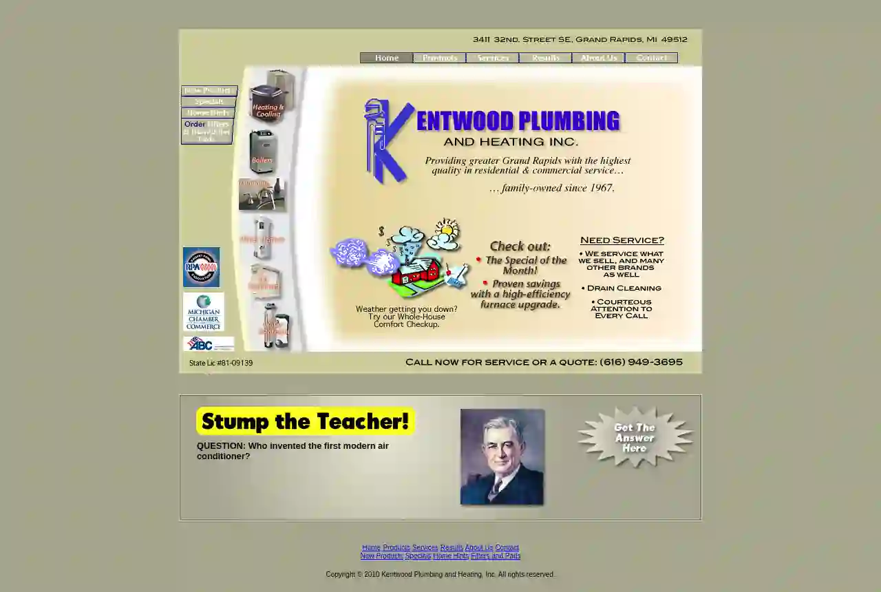 Kentwood Plumbing & Heating, Inc.