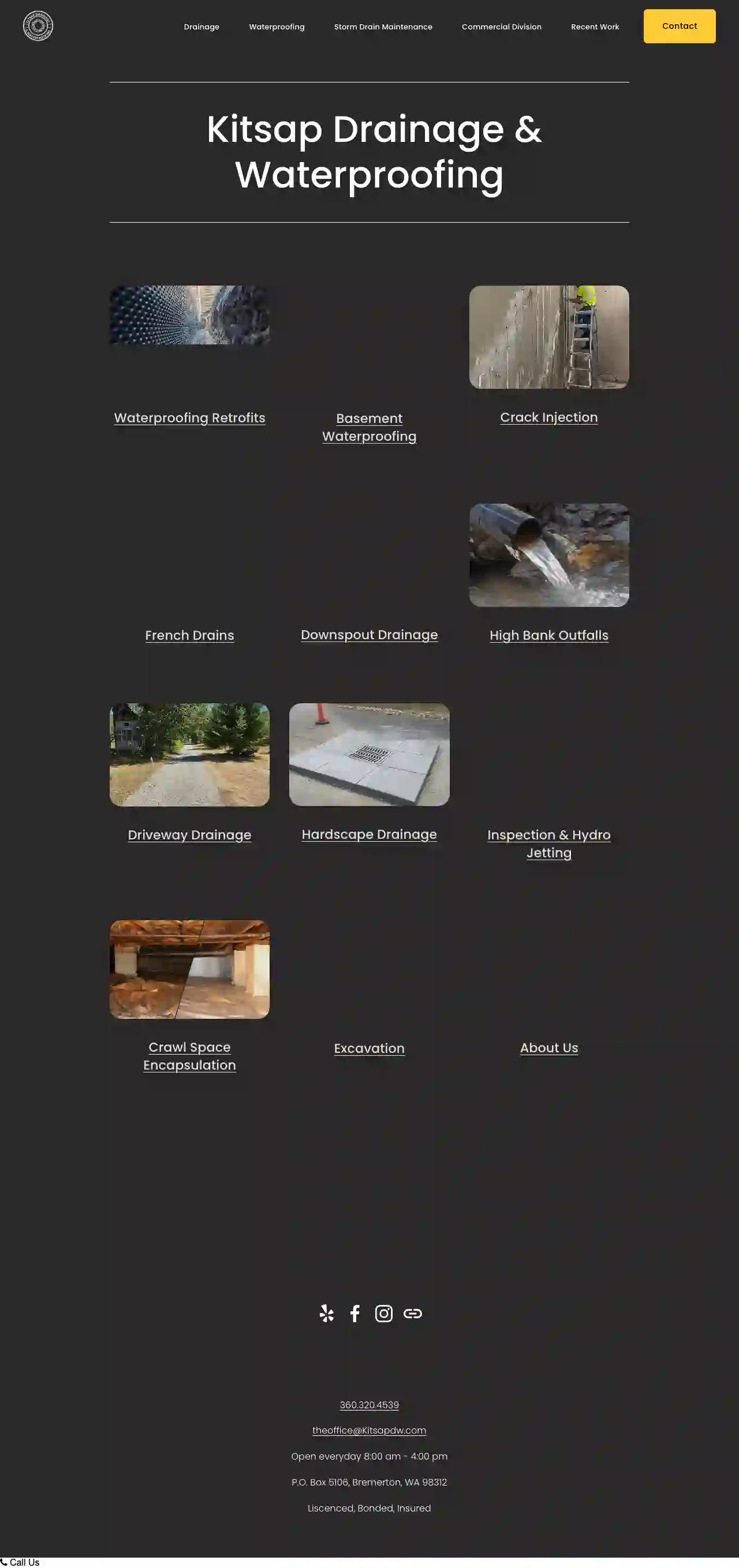 Kitsap Drainage and Waterproofing