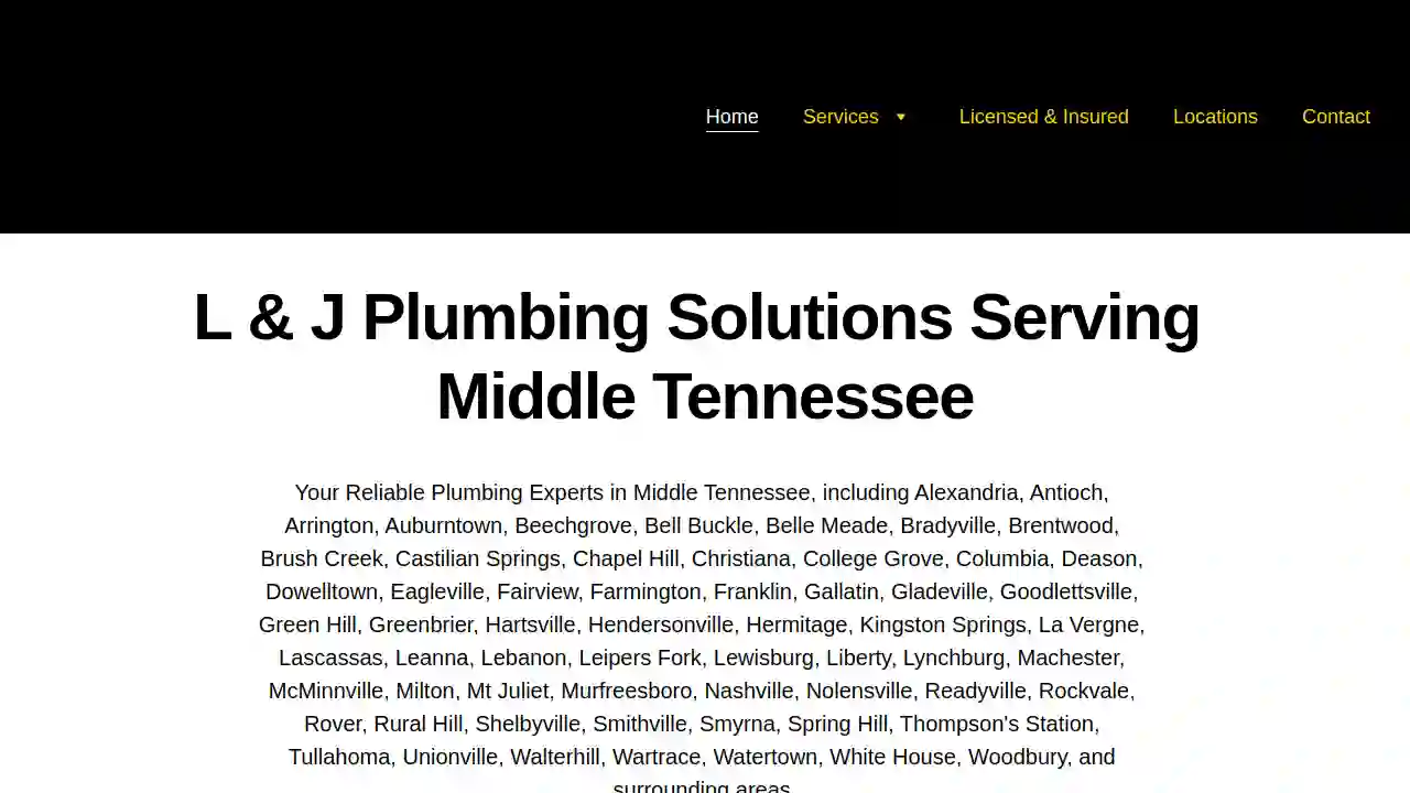 L & J Plumbing Solutions, LLC