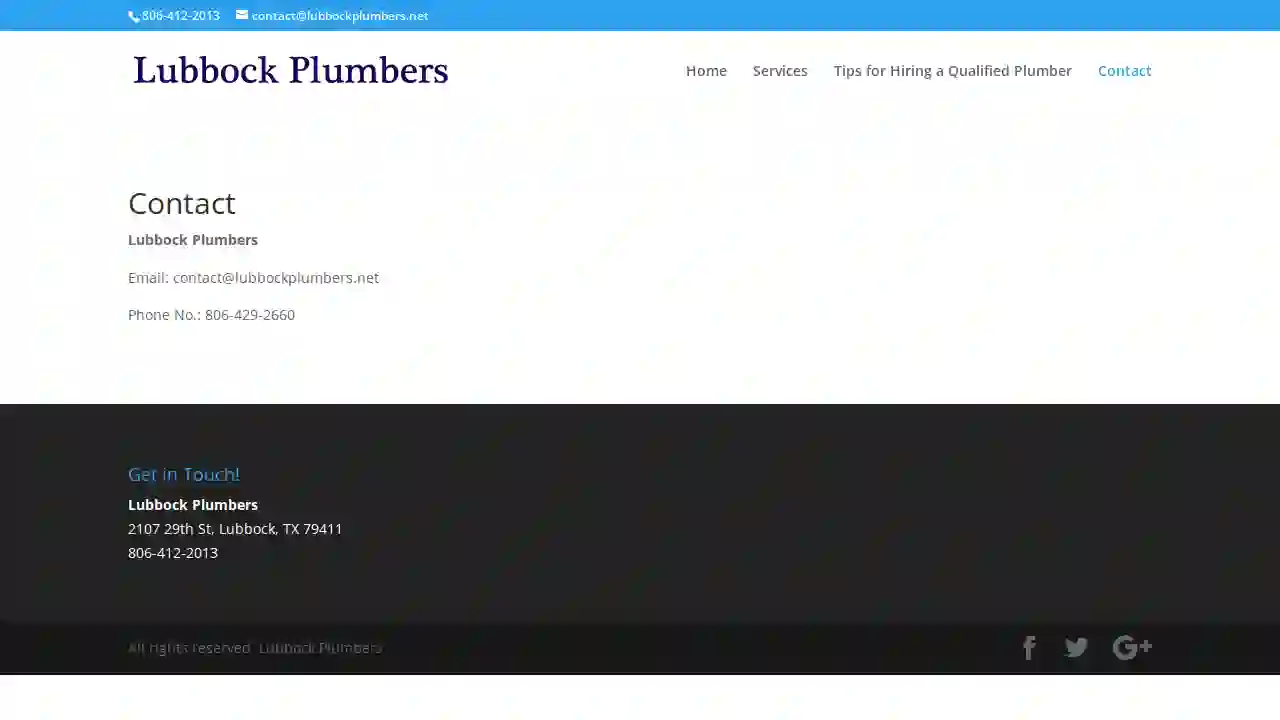 Lubbock Plumbers