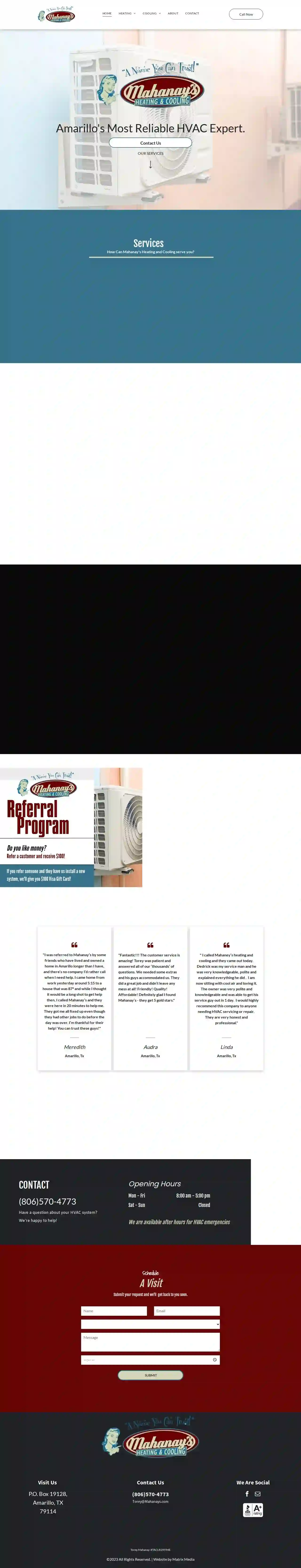 Mahanay's Heating & Cooling