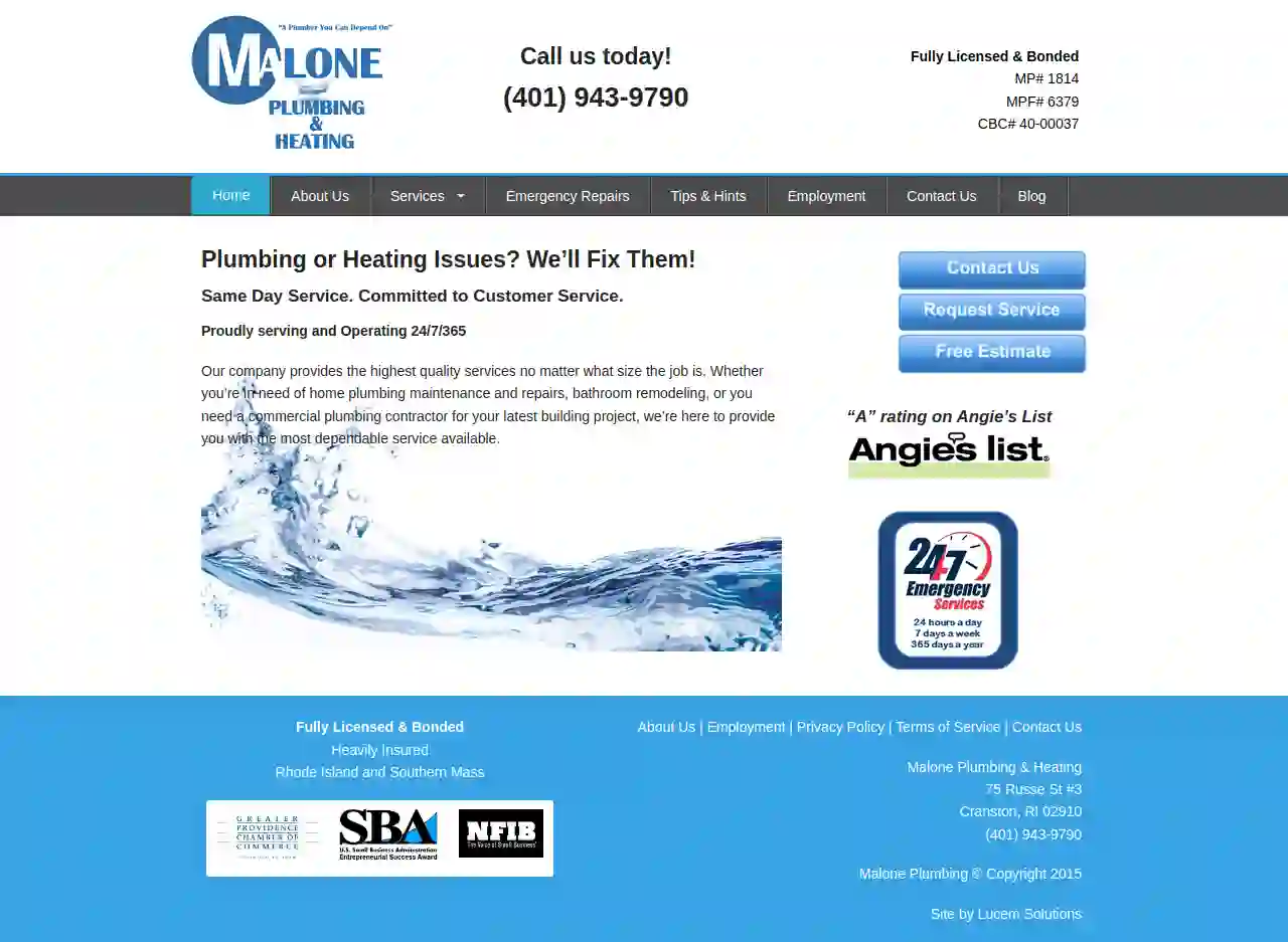 Malone Plumbing & Heating