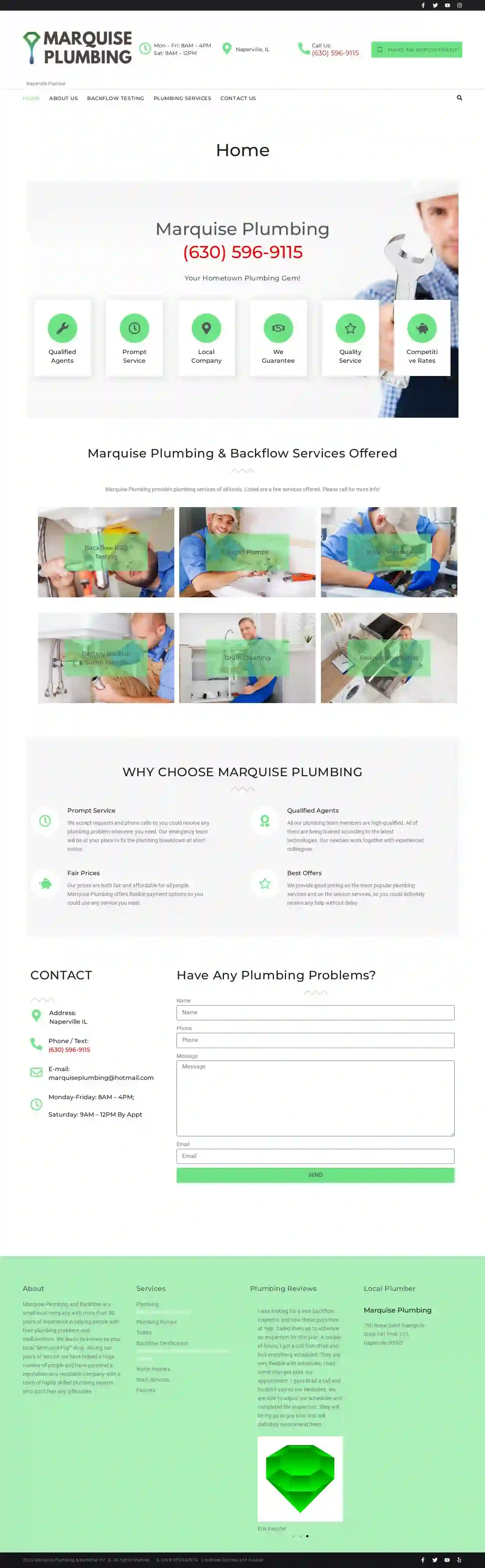 Marquise Plumbing and Backflow